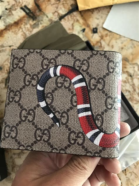 gucci wallet snake replica|gucci wallet snake review.